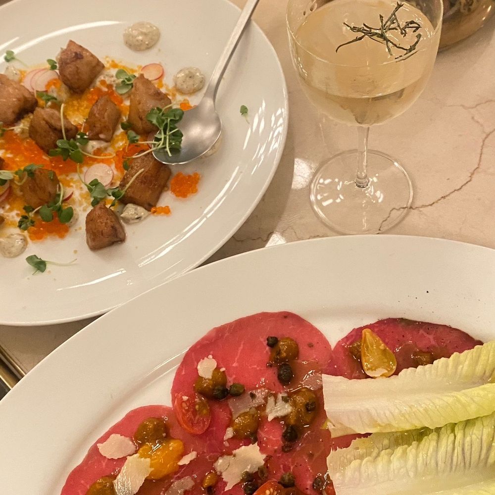 La Strega - Wagyu Carpaccio and Peruvian Bay Scallops - Italian Near Me - Las Vegas, Nevada La Strega - Wagyu Carpaccio and Peruvian Bay Scallops - Italian Near Me - Las Vegas, Nevada