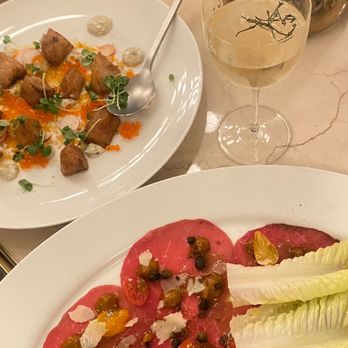 La Strega - Wagyu Carpaccio and Peruvian Bay Scallops - Italian Near Me - Las Vegas, Nevada