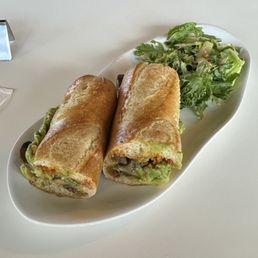 The Pesto Sandwich with mushrooms