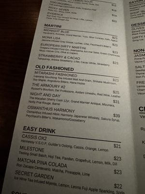 Menu photo 5 Midnight Blue New York, NY