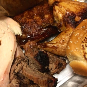 City Barbeque - The city sampler meat platter - brisket, turkey, chicken, ribs (substituted for pulled pork) - Caterers Near Me - Lexington, Kentucky