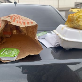 Whataburger - Gravy spilling out and in bag - Burgers Near Me - Scottsdale, Arizona