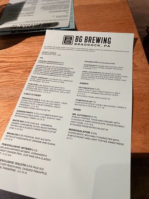Menu photo 2 Braddock Public House Braddock, PA Menu photo 2 Braddock Public House Braddock, PA