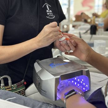 Alo Nail Lounge - 2 services at once - Nail Salons Near Me - Charlotte, North Carolina