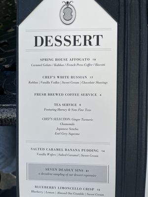 Menu photo 3 Spring House Restaurant, Kitchen & Bar Winston-Salem, NC