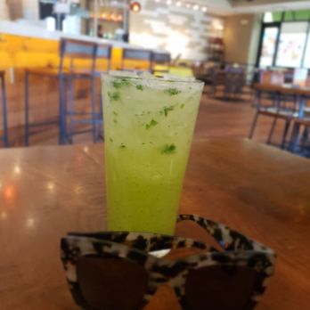 California Pizza Kitchen - Cucumber reviver mocktail... so delicious! - Pizza Near Me - Houston, Texas