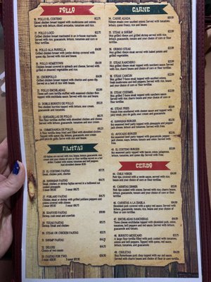 Menu photo 4 El Costeno Waynesboro, MS Menu photo 4 El Costeno Waynesboro, MS