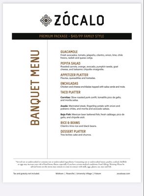 Menu photo 3 Zocalo Sacramento, CA Menu photo 3 Zocalo Sacramento, CA