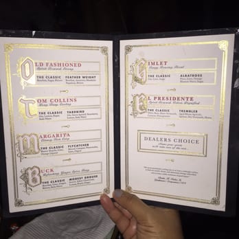Noble Experiment - Menu - Cocktail Bars Near Me - San Diego, California