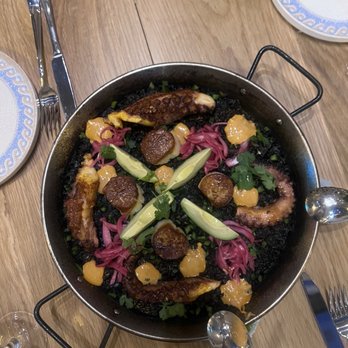 Mariela - The Seafood Arroz Negro - New American Near Me - Chicago, Illinois