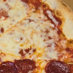 Adriatic Pizza - Not even all the way melted still completely white and visible shreds