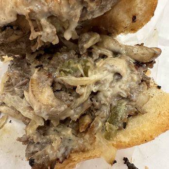 John's Philly Grille - It looks loaded and delicious but there was literally no flavor idk how that's possible :( - Sandwiches Near Me - Huntington Beach, California