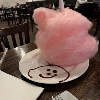 Portobello's Grill - In house cotton candy, freshly made and brought to your table when your server brings the check. - Italian Near Me - Baton Rouge, Louisiana