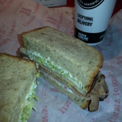 Jimmy John's - Sandwich on wheat bread