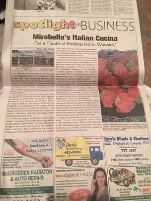 Menu photo 6 Mirabellas Italian Cucina Warwick, RI