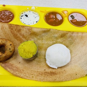 Madras Cafe - Combo II (1 idli, 1 vada, 1 Dosa and Kesari) - Indian Near Me - Calgary, Alberta Madras Cafe - Combo II (1 idli, 1 vada, 1 Dosa and Kesari) - Indian Near Me - Calgary, Alberta