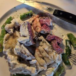 Revelation steak cut up