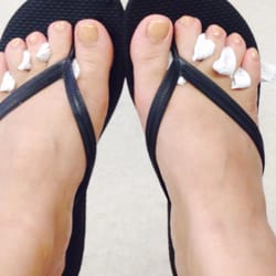 Love my  pedi thank you Elle nails
