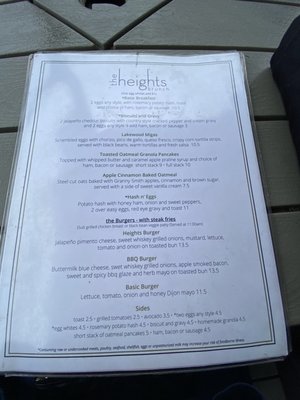 Menu photo 5 The Heights Dallas, TX