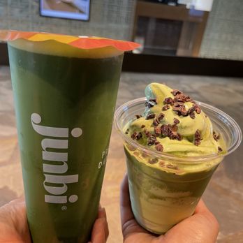 Junbi - Waikiki - Matcha Cold Brew & Matcha Soft Serve with cacao nibs - Coffee & Tea Near Me - Honolulu, Hawaii Junbi - Waikiki - Matcha Cold Brew & Matcha Soft Serve with cacao nibs - Coffee & Tea Near Me - Honolulu, Hawaii