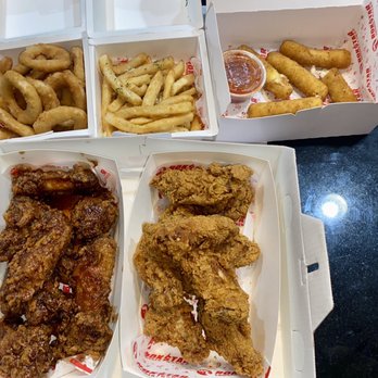 Rokstar Chicken Douglaston - Rockstar Wings - FULL Mozzarella Sticks Truffle Oil Fries Onion Rings  Ig: asjbernardino - Chicken Shop Near Me - Douglaston, New York