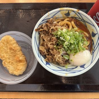 Marugame Udon - Curry Nikutama (regular size) and a sweet potato - Japanese Near Me - Berkeley, California Marugame Udon - Curry Nikutama (regular size) and a sweet potato - Japanese Near Me - Berkeley, California