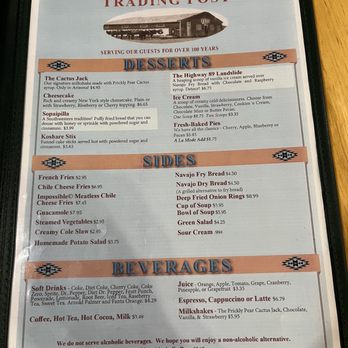 Cameron Trading Post - Menu - Hotels Near Me - Cameron, Arizona
