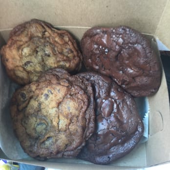 Crème de la Cocoa - A couple of chocolates chip and flourless chocolate chocolate chip cookies. - Desserts Near Me - Saint Augustine, Florida