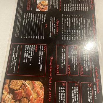 King Crab - Menu - Seafood Near Me - Cheektowaga, New York
