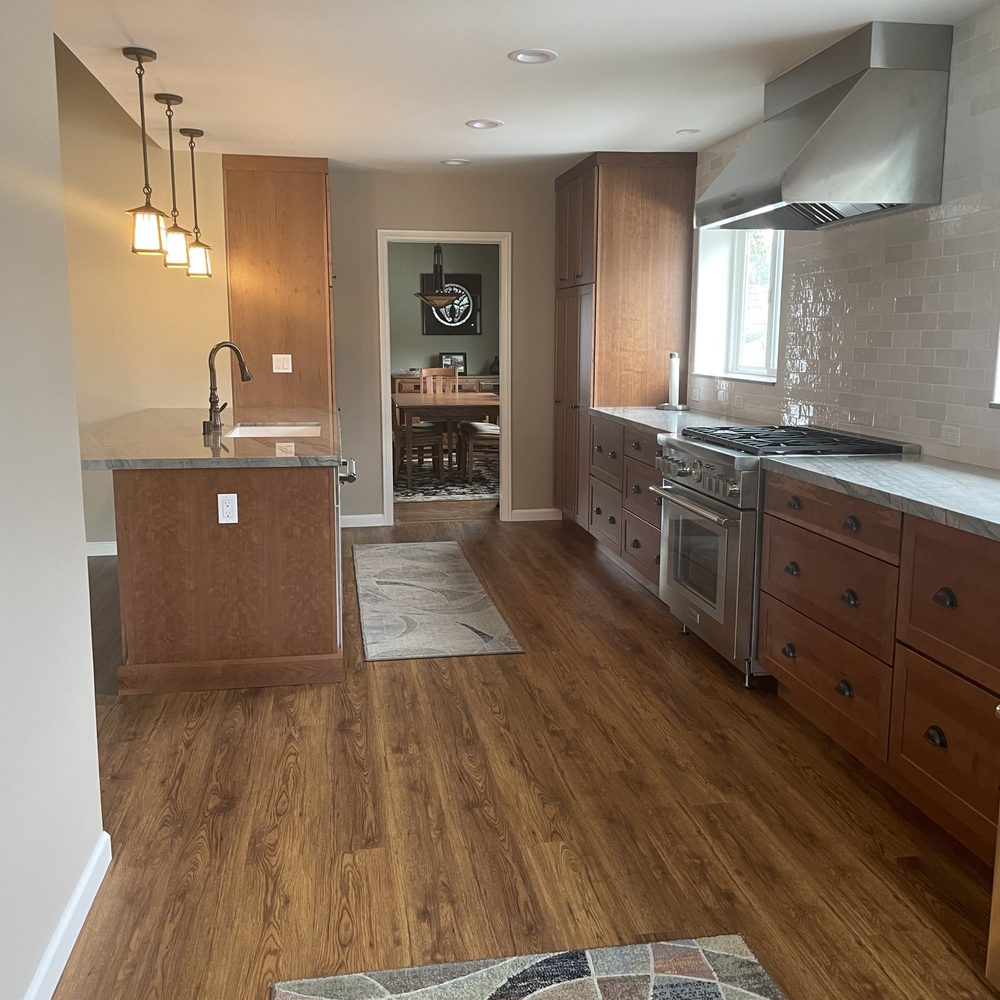 Carpet Spectrum - New kitchen flooring. Coretec (Marsh Oak). - Carpeting Near Me - Lomita, California