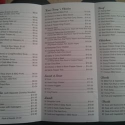 Kan-Tong Chinese Byo Restaurant - Menu page 2