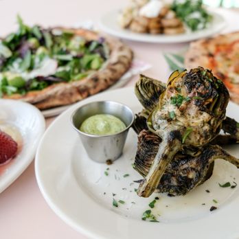 Pitfire Pizza - Roasted Artichoke with Pesto Aioli - Pizza Near Me - Los Angeles, California Pitfire Pizza - Roasted Artichoke with Pesto Aioli - Pizza Near Me - Los Angeles, California