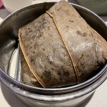Gourmet Inspirations - Banana leaf 5. Sticky Rice Wrapped in Lotus Leaf Dim Sum Lunch - Dim Sum Near Me - Wheaton, Maryland