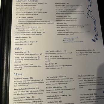 Local - Menu options - New American Near Me - Santa Barbara, California Local - Menu options - New American Near Me - Santa Barbara, California