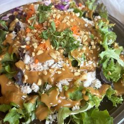 Latitude 59 - Thai chicken wrap turned into a salad!