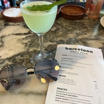 Barcelona Wine Bar - Happy hour menu and a mini gimlet - Tapas/Small Plates Near Me - Miami, Florida Barcelona Wine Bar - Happy hour menu and a mini gimlet - Tapas/Small Plates Near Me - Miami, Florida