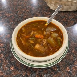 Farmers Cafe - Beef Vegetable soup! Sooooo good!!