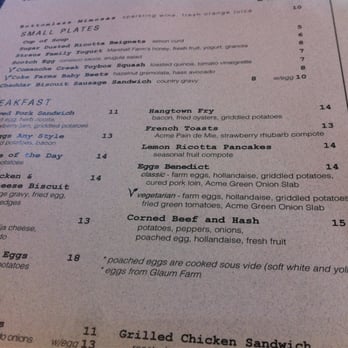 The Table - brunch menu - New American Near Me - San Jose, California