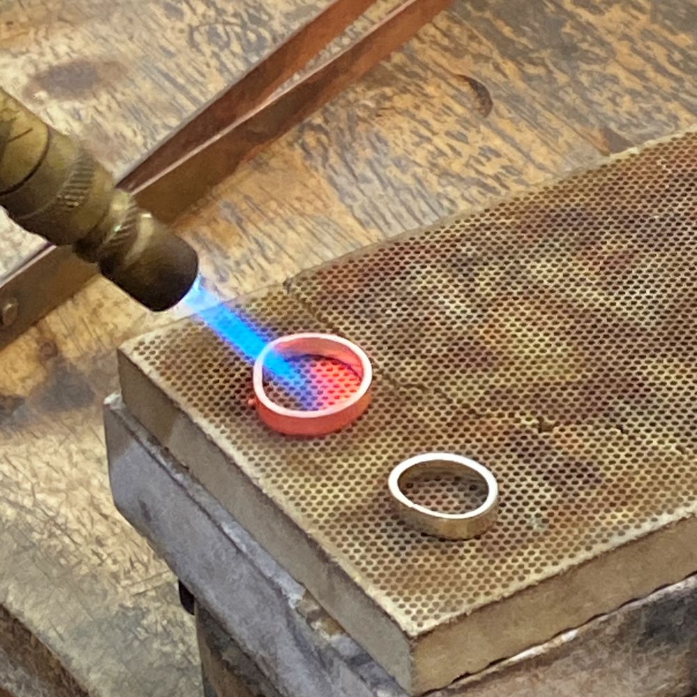 Silver Works - Hardening the silver - Arts & Crafts Near Me - Dublin, D