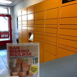 San Marino Mailbox - Amazon Locker on-site accessible 24/7