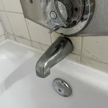 Bath Fitter - Damaged tub spout during install - Kitchen & Bath Near Me - Stoneham, Massachusetts