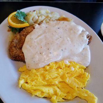 Amphora Diner - Country fried steak and eggs. - Breakfast & Brunch Near Me - Herndon, Virginia Amphora Diner - Country fried steak and eggs. - Breakfast & Brunch Near Me - Herndon, Virginia