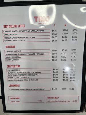 Menu photo 6 Trio Coffee House Canoga Park, CA