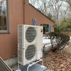 Prince Noah Heating and Air Conditioning - Outdoor mini-split condenser for retro-fit job