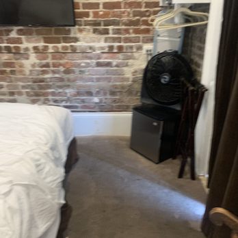 Lafitte Hotel & Bar - The fridge is on the floor on that filthy carpet - Hotels Near Me - New Orleans, Louisiana Lafitte Hotel & Bar - The fridge is on the floor on that filthy carpet - Hotels Near Me - New Orleans, Louisiana