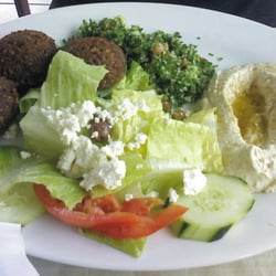 Mediterranean Delite - Falafel plate