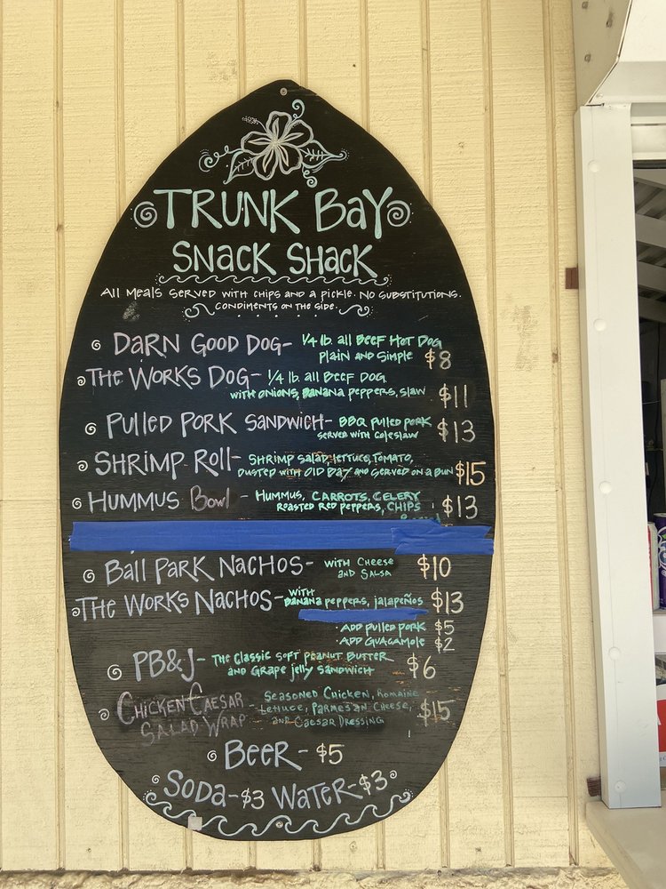 TRUNK BAY SNACK SHACK Trunk Bay Beach, Trunk Bay, Virgin Islands Yelp