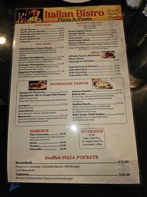 Menu photo 2 Italian Bistro Hope, AR Menu photo 2 Italian Bistro Hope, AR