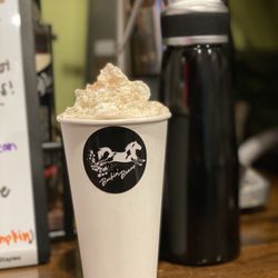 Buckin' Beans - House made whipped cream