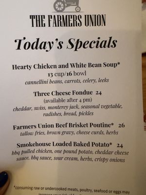 Menu photo 2 The Farmers Union San Jose, CA